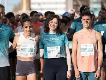 Ayuso participa en la 43ª Carrera del agua organizada por Canal de Isabel II La presidenta de la Comunidad de Madrid, Isabel Díaz Ayuso, participa en la 43ª edición de la Carrera del agua organizada por Canal de Isabel II, a 15 de marzo de 2026, en Madrid (España). La 43ª Carrera del Agua, que consta de dos circuitos -5 y 10 kilómetros homologados por la Real Federación Española de Atletismo, ha sido organizada por la empresa pública Canal de Isabel II para recordar la importancia de cuidar este recurso natural. 15 MARZO 2026;CARRERA POPULAR Diego Radamés / Europa P...