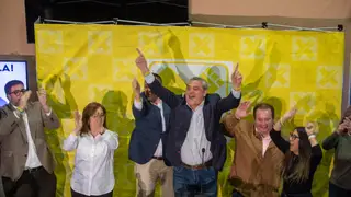 Por Ávila valora los resultados de las elecciones. En la foto el candidato n.º 1, Pedro Pascual" Por Ávila valora los resultados de las elecciones. En la foto el candidato n.º 1, Pedro Pascual"