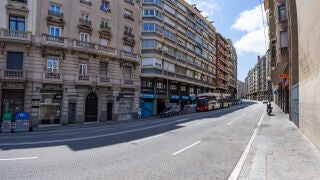 Una imagen de la calle Balmes de Barcelona