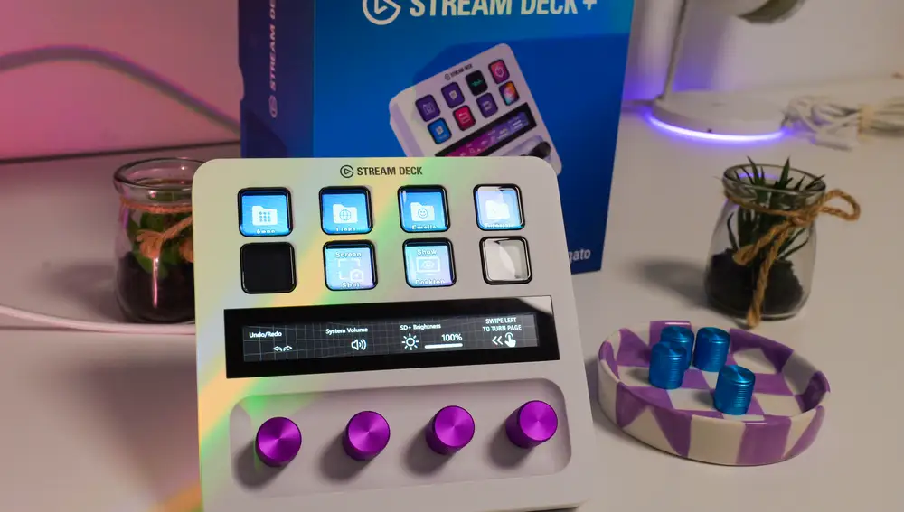 Stream Deck + diales diferentes colores
