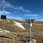 Estaci&oacute;n de medici&oacute;n de Coll de la Creueta, en Castellar de n'Hug 