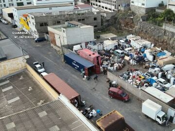 Residuos peligrosos enviados desde el puerto de Santa Cruz de Tenerife a diversos pa&iacute;ses de &Aacute;frica