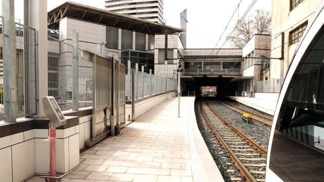 Estaci&oacute;n de ferrocarril de Bolueta que se reabrir&aacute; para acceder a la parada de tranv&iacute;a de Bilbao Adri&agrave; Riudavets / Europa Press 17/03/2026