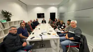 Reunión de la Junta Directiva de Facpyme ayer en Alicante; en la presidencia, Carlos Baño Reunión de la Junta Directiva de Facpyme ayer en Alicante; en la presidencia, Carlos Baño