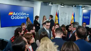 Rueda de prensa posterior al Consejo de Ministros El ministro de Economía, Comercio y Empresa, Carlos Cuerpo, durante una rueda de prensa posterior al Consejo de Ministros, a 17 de marzo de 2026, en Madrid (España). 17 MARZO 2026 Matias Chiofalo / Europa Press 17/03/2026