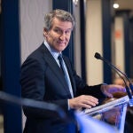 El presidente del PP, Alberto N&uacute;&ntilde;ez Feij&oacute;o