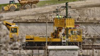 Im&aacute;genes de los trabajos que se est&aacute;n llevando a cabo en la v&iacute;a de Alta Velocidad que une M&aacute;laga con Madrid