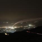 Undisclosed (Israel), 11/03/2026.- Israel's air defense systems intercept projectiles over northern Israel, as seen from Upper Galilee in northern Israel, 11 March 2026. The Israeli military reported that it detected missiles launched from Iran and Lebanon's Hezbollah following earlier US and Israeli strikes. (L&iacute;bano, Hizbul&aacute;/Hezbol&aacute;) EFE/EPA/ATEF SAFADI