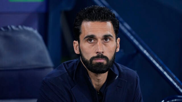 Alvaro Arbeloa, head coach of Real Madrid, during the UEFA Champions League 2025/26 Round of 16 Second Leg match between Manchester City and Real Madrid C.F. at Etihad Stadium on March 17, 2026, in Manchester, England. AFP7 17/03/2026 ONLY FOR USE IN SPAIN