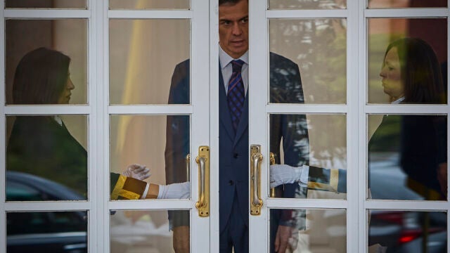 El presidente del gobierno Pedro Sanchez mantiene un encuentro con el presidente de Ucrania, Volod&iacute;mir Zelenski, en el Complejo de la Moncloa. &copy; Alberto R. Rold&aacute;n / Diario La Raz&oacute;n. 18 03 2026