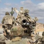 Grupo de regulares n&ordm; 54 de Ceuta, durante un despliegue en San Gregorio