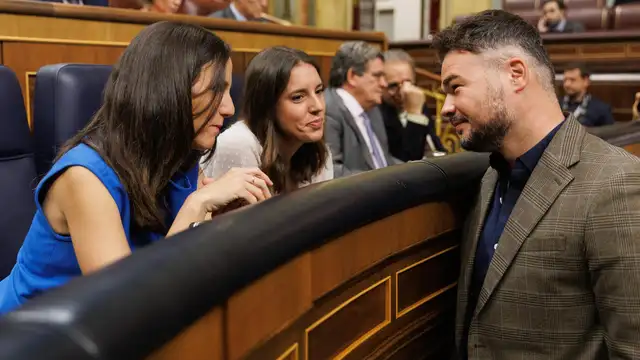Belarra: "No se me ocurre un equipo mejor que Rufián e Irene Montero para plantarle cara al bloque de PP y Vox" Belarra: "No se me ocurre un equipo mejor que Rufián e Irene Montero para plantarle cara al bloque de PP y Vox"
