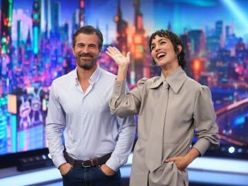 Rodolfo Sancho y Megan Montaner en 'El Hormiguero'