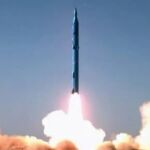 Prueba de un misil Sejjil en 2009.