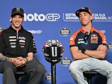 Bezzecchi y Acosta, en la previa del GP de Brasil Bezzecchi y Acosta, en la previa del GP de Brasil