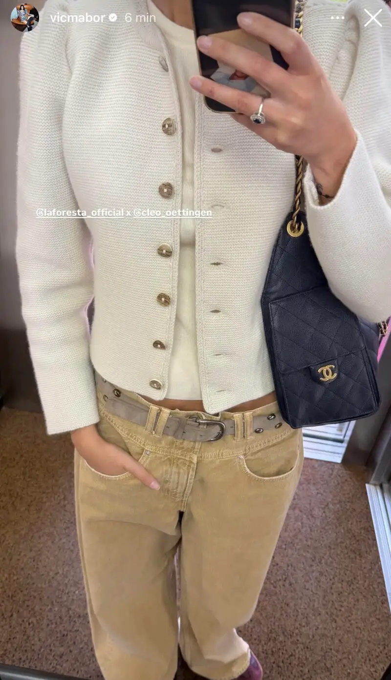 El look de Victoria.