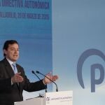 El presidente del PP durante la Junta directiva de la formaci&oacute;n celebrada el pasado viernes en Valladolid