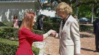 La Reina Sofía en Miami. La Reina Sofía en Miami.