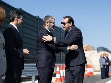 Montoro, Lucas y Puente, ayer Montoro, Lucas y Puente, ayer