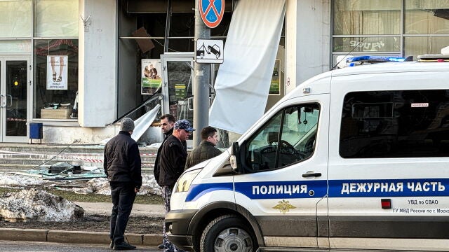 Imagen de archivo de un veh&iacute;culo de la Polic&iacute;a de Rusia. Europa Press/Contacto/Polina Yastrebtseva 19/03/2026 ONLY FOR USE IN SPAIN