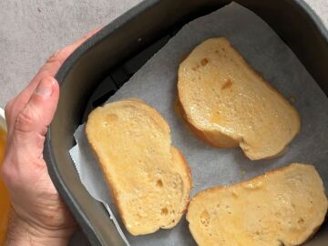 Receta de torrijas enfridora de aire