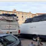  Rebelión de los transportitas marroquíes que utilizan las bacas de sus vehículos para llevar carga