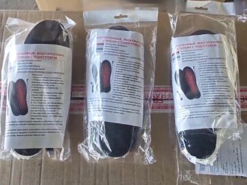 Ucrania envi&oacute; a tropas rusas decenas de miles de plantillas para botas con 1,5 gr de TNT en cada una.