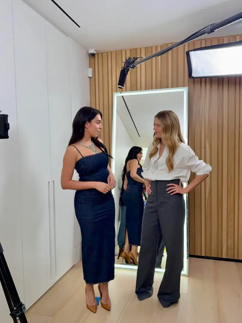 Georgina Rodríguez y Sofía Hamela.