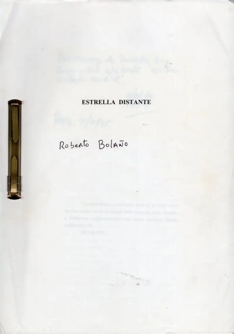 Portada del original de "Estrella distante"