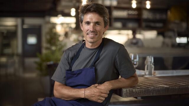 Nino Redruello en el restaurante Fismuler