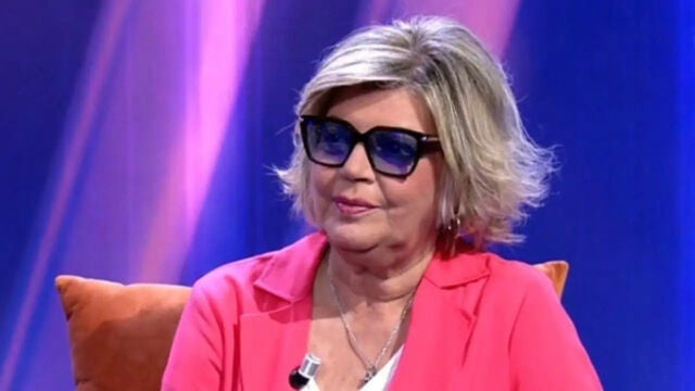 Terelu Campos, con gafas de sol en 'De Viernes'