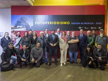 Foto de familia de los miembros de la Asociación de Informadores Gráficos de la Región de Murcia Foto de familia de los miembros de la Asociación de Informadores Gráficos de la Región de Murcia