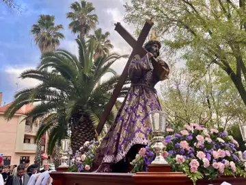 Nazareno, uno de los titulares de la hermandad que procesiona el Viernes Santo Nazareno, uno de los titulares de la hermandad que procesiona el Viernes Santo