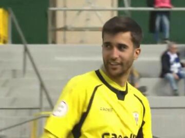 Iv&aacute;n Moreno, portero del Algeciras frente al Europa