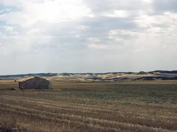 Paisaje de la España vacía en Aragón Paisaje de la España vacía en Aragón