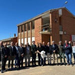 Juan Carlos Su&aacute;rez-Qui&ntilde;ones durante la firma del protocolo de adhesi&oacute;n de los ayuntamientos leoneses a este programa