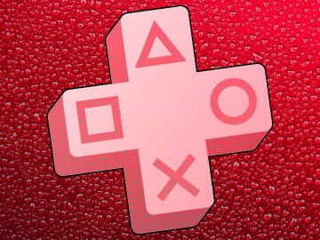 ps plus logo rojo burbujas