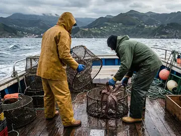 Asturias convierte su pesca artesanal de pulpo en modelo mundial de sostenibilidad Asturias convierte su pesca artesanal de pulpo en modelo mundial de sostenibilidad