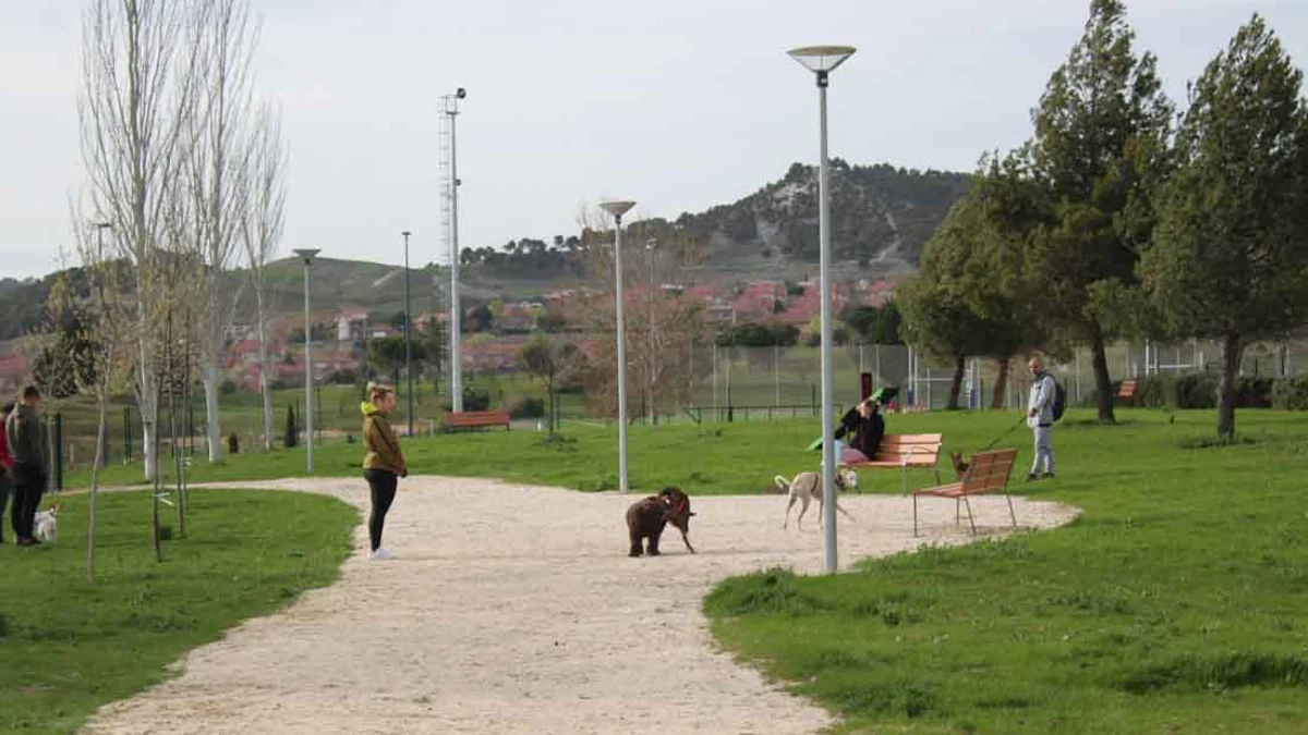 Parque canino de la localidad vallisoletana de Arroyo de la Encomienda