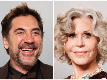 Javier Bardem y Jane Fonda 