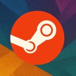 Steam logo naranja2