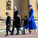 Los pr&iacute;ncipes de Gales, en la Pascua de Windsor en 2023