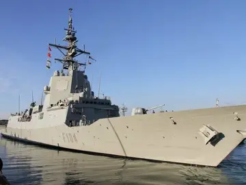 Imagen de archivo de la fragata Méndez Núñez Imagen de archivo de la fragata Méndez Núñez