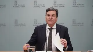 El consejero portavoz de la Junta, Carlos Fernández Carriedo El consejero portavoz de la Junta, Carlos Fernández Carriedo