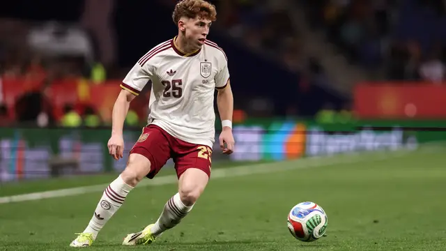 Spain v Egypt - International Friendly Match Victor Munoz of Spain in action during the International friendly match played between Spain Team and Egypt at RCDE Stadium on March 31, 2026 in Cornella, Spain. AFP7 31/03/2026 ONLY FOR USE IN SPAIN