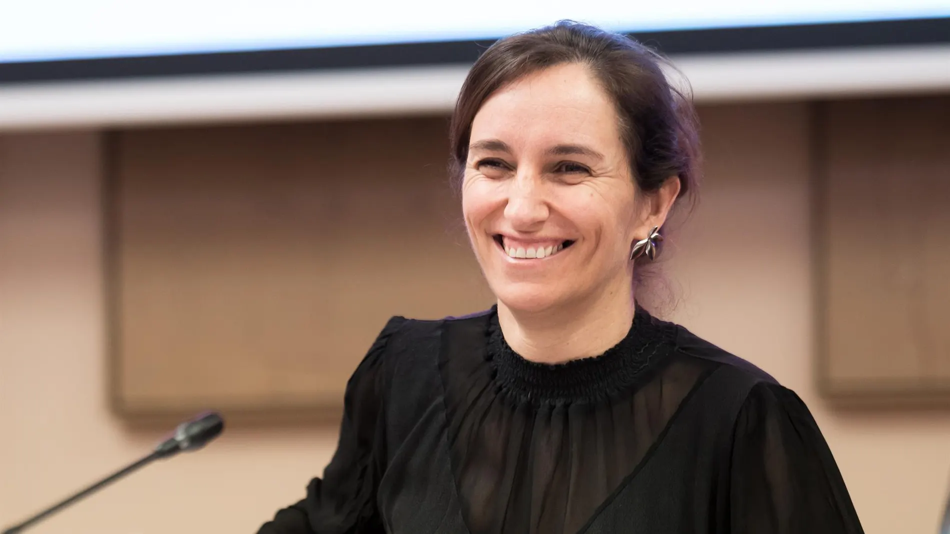 Mónica García en rueda de prensa