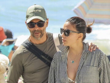 El look de Eva Longoria en la playa.