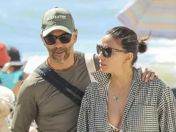 El look de Eva Longoria en la playa. El look de Eva Longoria en la playa.