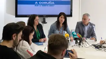 La conselleira de Vivienda y Planificación de Infraestructuras, María Martínez Allegue, hoy, durante la presentación del proyecto. La conselleira de Vivienda y Planificación de Infraestructuras, María Martínez Allegue, hoy, durante la presentación del proyecto.