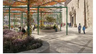 El macroproyecto urbano de Valencia para unir el Mercado Central y Plaza España estará acabado en 2030 El macroproyecto urbano de Valencia para unir el Mercado Central y Plaza España estará acabado en 2030